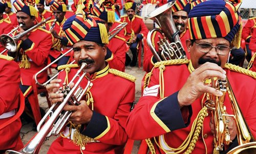 Brass band for wedding baraat