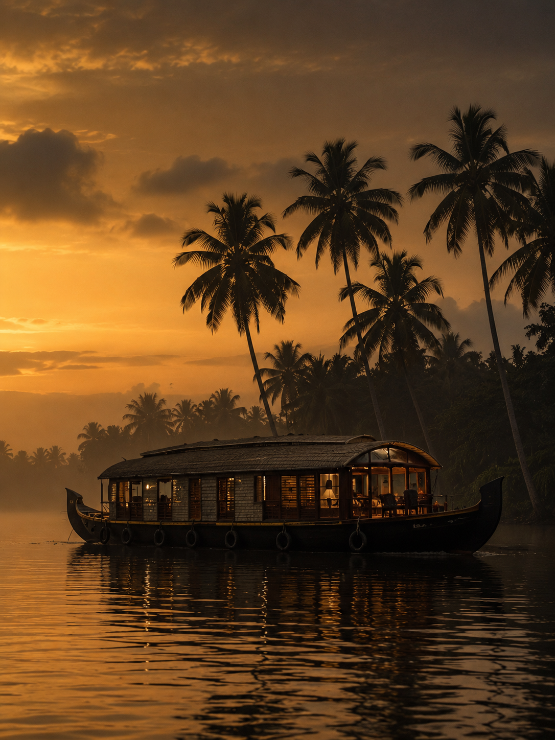 Aura Atelier Kerala Backwaters Canvas