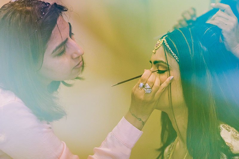 Bridal makeup artist
